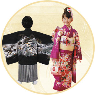 七五三晴れ着